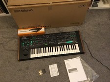 Roland System 8 Plug Out Synthesizer - Boxed Manual With  Wooden End Cheeks