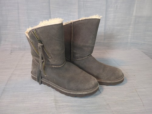Womens fleece lined bearpaw - fleece-lined,