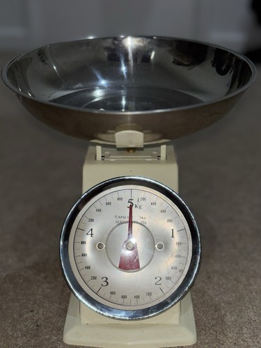 Vintage old weighing machine - vintage,