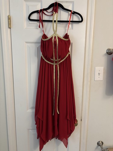 Saten istanbul dress small red - saten,