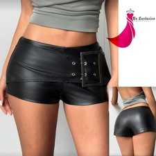 Women PU Hot Short PVC Shorts