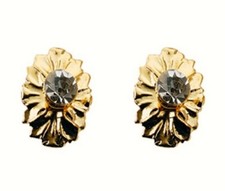 Pair of Brass Crystal