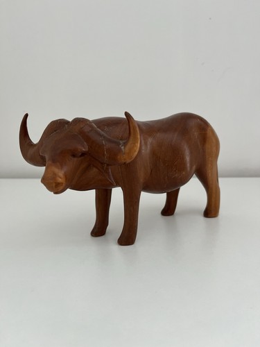 Wooden water buffalo - wooden,
