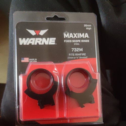 Warne 30mm matte high 22 - warne, .22