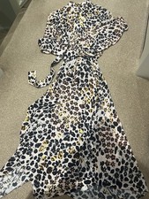 Reiss Lira Animal Print Midi