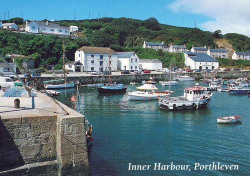 England postcard porthleven - postcard,