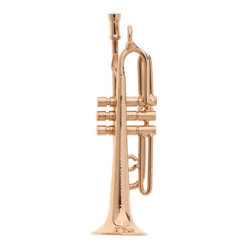 Mini golden trumpet doll - 1/12,