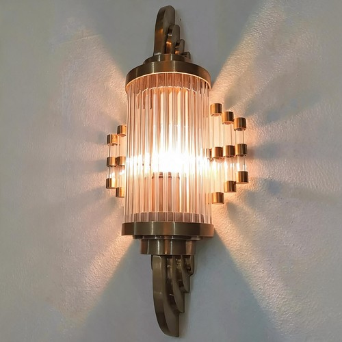 Antique vintage art deco brass - deco,