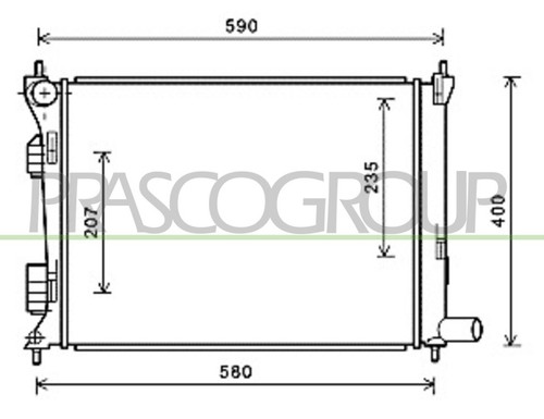 Hyundai i20 radiator petrol - i20, (petrol