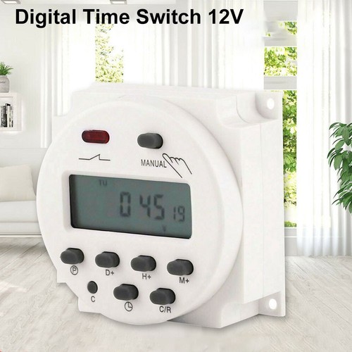Timer switch 12v 16a lcd - dc,