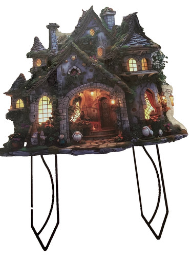 Fairy house garden - house, planter