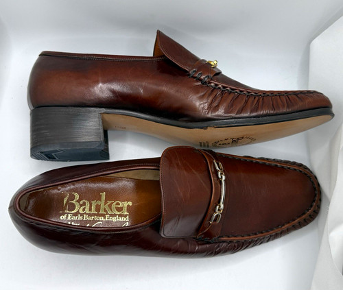 Vintage barker brown leather - vintage,