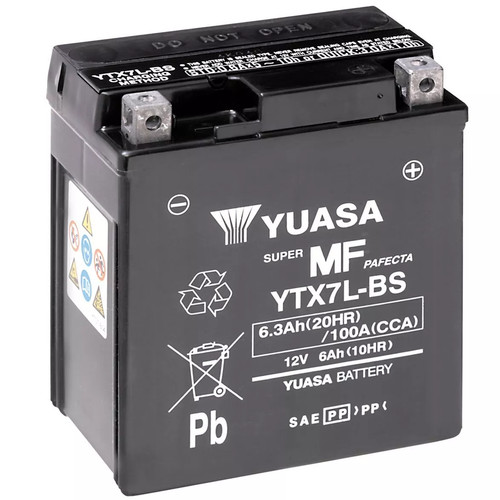 Yuasa ytx7l 12v 6ah - ytx7l-bs, battery