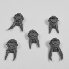 Chaos Space Marine Terminators Heads B (Set of 5) Warhammer 40k