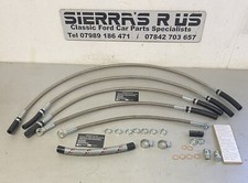 Ford Sierra Sapphire 2wd/3Door/4x4 Cosworth Stainless Steel Fuel Line Flexi Kit.
