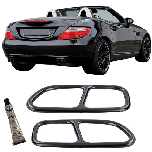 Stainless steel exhaust tips - steel,