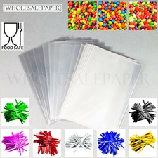 CLEAR CELLOPHANE BAGS SMALL