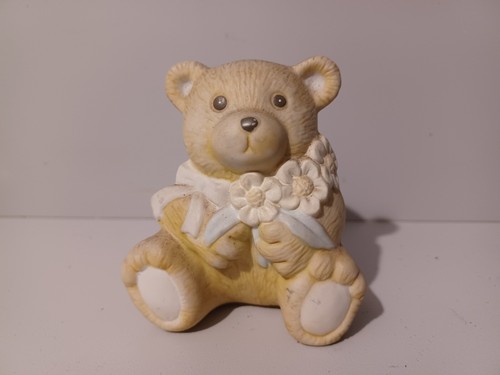 Vintage porcelain teddy bear - vintage,