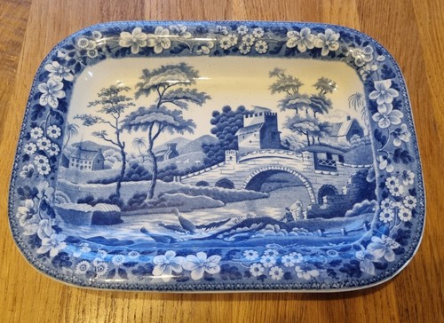 Spode c1820 vintage blue - spode,