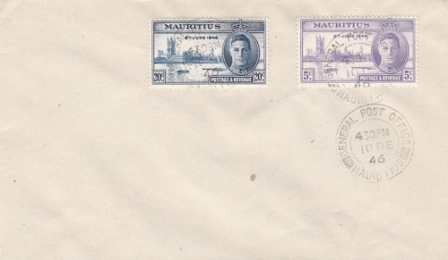 Mauritius 1946 celebration - mauritius,