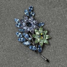Vintage Trifari Pastel Crystal