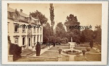 CDV COWBRIDGE HOUSE LOST DEMOLISHED MALMESBURY ANTIQUE PHOTO BY HANKS GARDEN