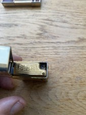 Vintage Deauville Gold Tone Butane Gas Lighter – Automatic Gas Cut-Off System .