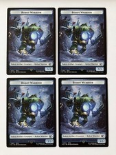 Robot Warrior / Hero Token x 4 ~ Final Fantasy ~ Magic the Gathering ~ Mtg