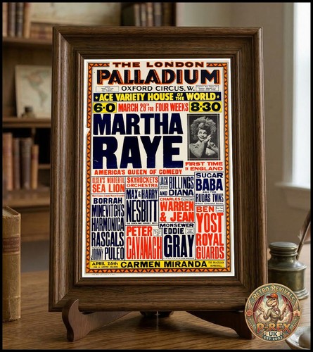 London palladium martha raye - palladium,