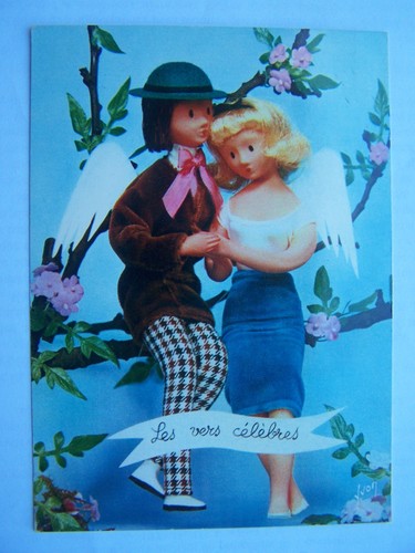 Old postcard famous - postcard,