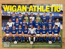 Hand Signed A3 Picture - Wigan