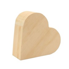 Minimalist Wooden Heart Box