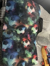 Football Kids Rug Modern Fun Non Slip Area Play Mat Washable Bedroom Soft Carpet