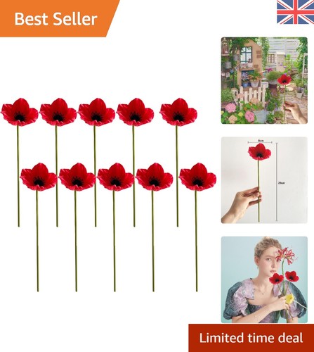 10pcs artificial red - 10pcs,