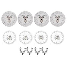 Set Of 4 Christmas Charger