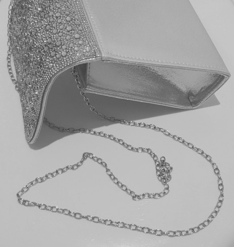 Quizz diamante silver clutch - quizz,