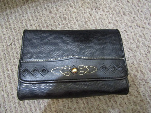 1995 avon black purse - 1995,