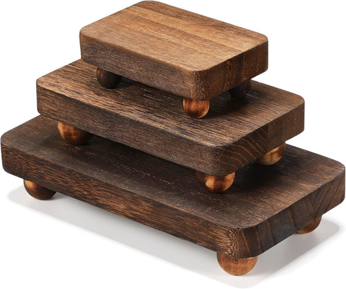 Maitys pcs wooden risers - wooden,
