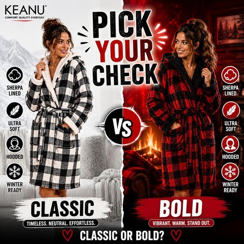 Ladies luxury flannel checked - luxury,