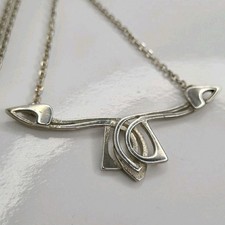 Ola Gorie OMG Sterling Silver Necklet Necklace 925 Q68E