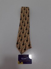 Pierre Balmain Silk Tie With Bear Print