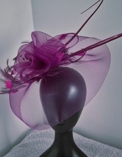 Magenta Fascinator Perfect For