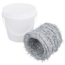 Roll Of Galvanised Barbed