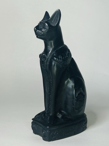 Vintage black carved egyptian - black,