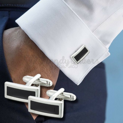 Wedding cufflinks silver - wedding,