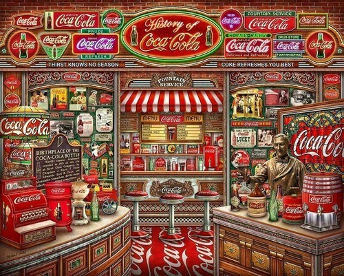 Springbok puzzles coca cola - springbok,