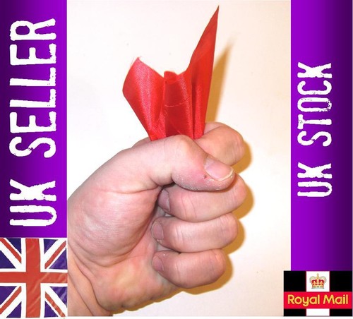 Silk hanky vanish magic trick
