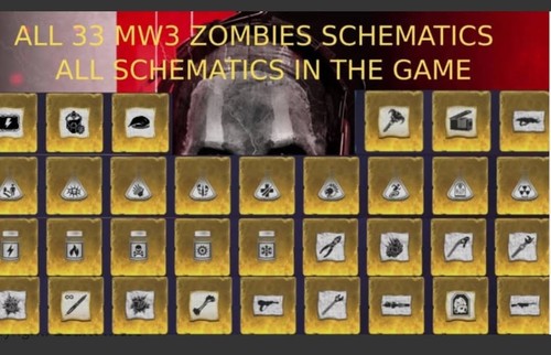 Mw3 mwz zombies all schematics - mw3,