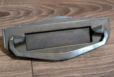Art Deco brass letterbox antique 1920s 