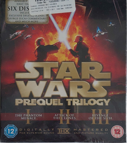 Star wars prequel trilogy - prequel, dvd